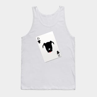 Blach and white cart Dog  Graphic Cute T Shirt Funny Cotton Tops Tank Top